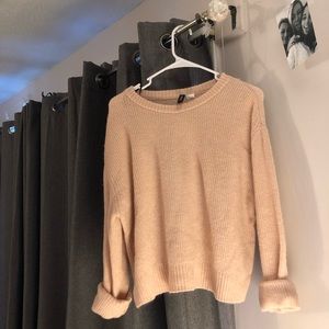 light pink sweater